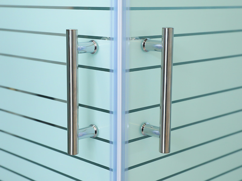 SQ ডাবল হোল হ্যান্ডেল স্কয়ার ফ্রেমযুক্ত স্লাইডিং ঝরনা ঘের SQ ডাবল হোল হ্যান্ডেল স্কয়ার ফ্রেমযুক্ত স্লাইডিং ঝরনা ঘের