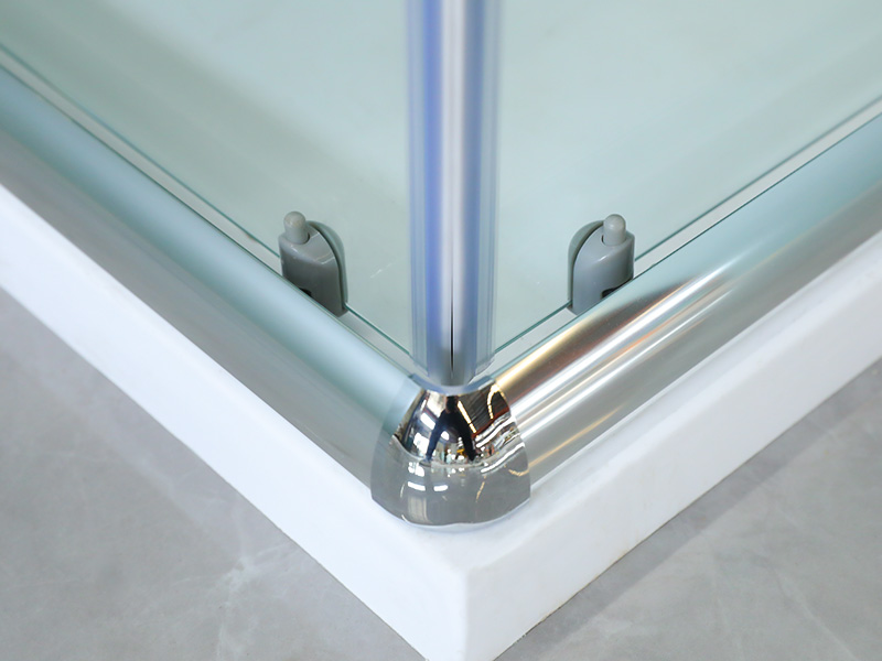 SQ ডাবল হোল হ্যান্ডেল স্কয়ার ফ্রেমযুক্ত স্লাইডিং ঝরনা ঘের SQ ডাবল হোল হ্যান্ডেল স্কয়ার ফ্রেমযুক্ত স্লাইডিং ঝরনা ঘের