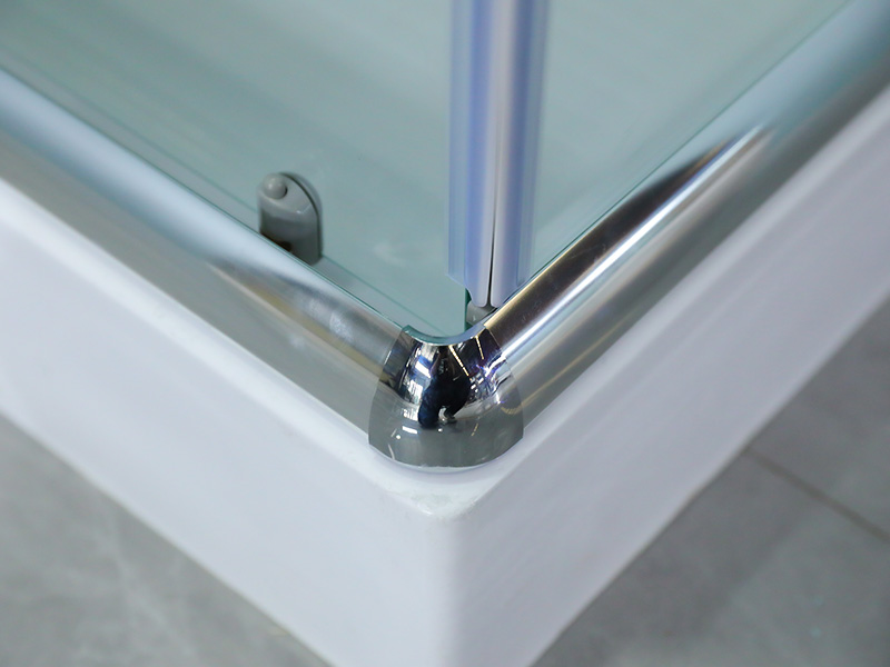 ট্রে সহ RE ক্রোম অ্যালুমিনিয়াম ফ্রেম টেম্পারড গ্লাস স্কোয়ার স্লাইডিং শাওয়ার এনক্লোজার ট্রে সহ RE ক্রোম অ্যালুমিনিয়াম ফ্রেম টেম্পারড গ্লাস স্কোয়ার স্লাইডিং শাওয়ার এনক্লোজার