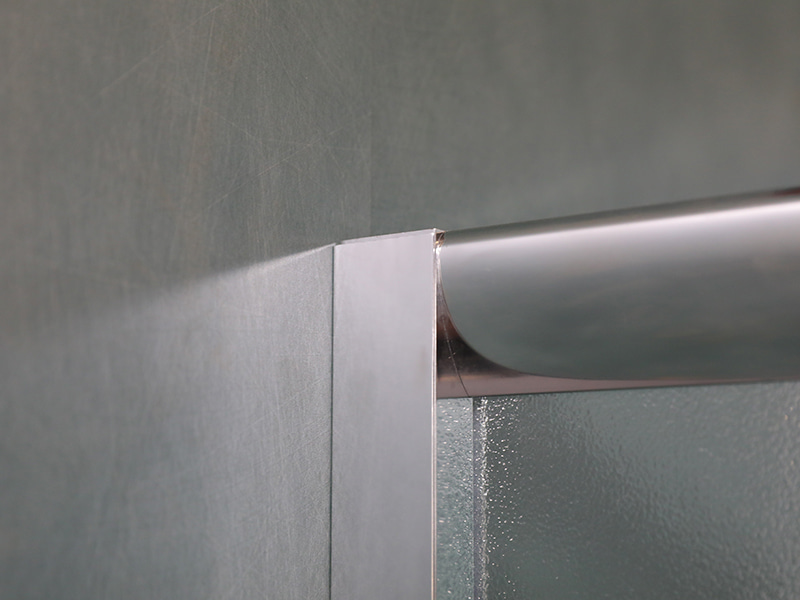 RE স্লাইডিং শাওয়ার এনক্লোসার, ম্যাট টেম্পারড গ্লাস, ক্রোম অ্যালুমিনিয়াম প্রোফাইল, ডাবল হোল হ্যান্ডেল, ট্রে সহ RE স্লাইডিং শাওয়ার এনক্লোসার, ম্যাট টেম্পারড গ্লাস, ক্রোম অ্যালুমিনিয়াম প্রোফাইল, ডাবল হোল হ্যান্ডেল, ট্রে সহ