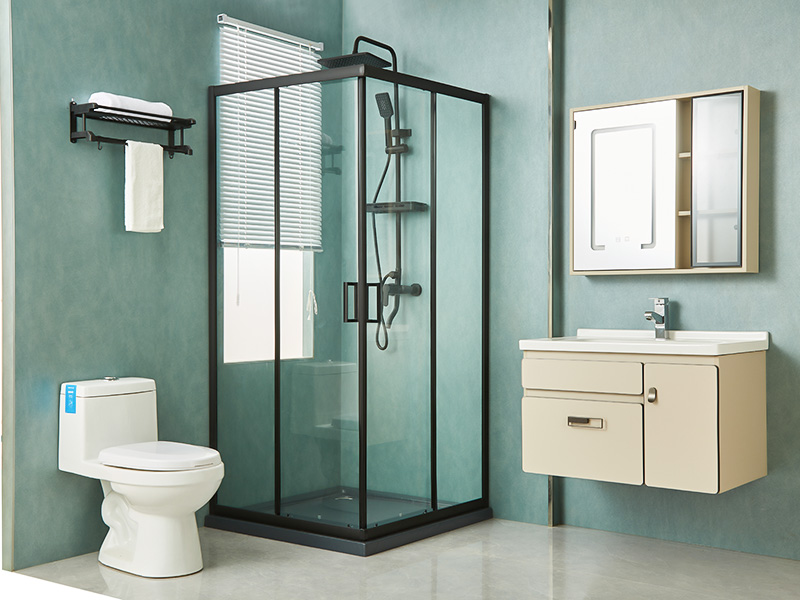 SQ স্লাইডিং শাওয়ার এনক্লোজার, ক্লিয়ার টেম্পারড গ্লাস, কালো অ্যালুমিনিয়াম প্রোফাইল, ডাবল হোল হ্যান্ডেল, ট্রে সহ SQ স্লাইডিং শাওয়ার এনক্লোজার, ক্লিয়ার টেম্পারড গ্লাস, কালো অ্যালুমিনিয়াম প্রোফাইল, ডাবল হোল হ্যান্ডেল, ট্রে সহ