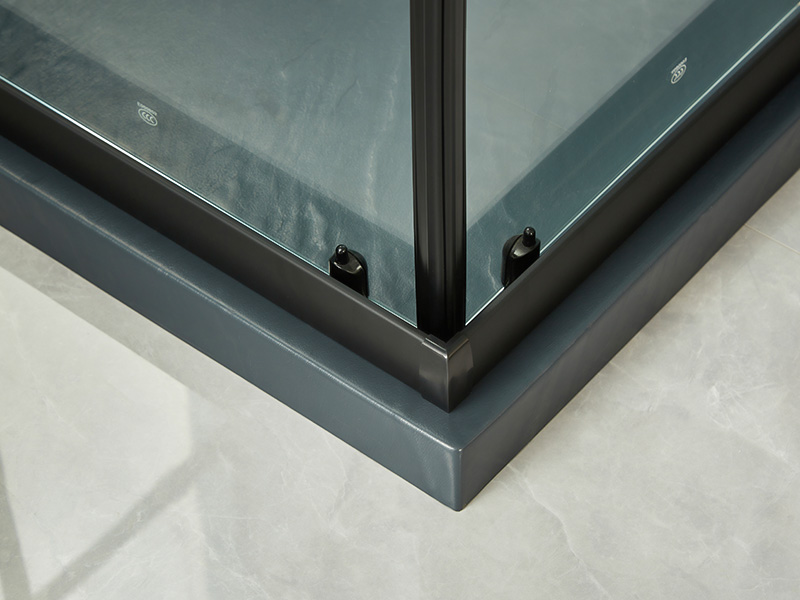 SQ স্লাইডিং শাওয়ার এনক্লোজার, ক্লিয়ার টেম্পারড গ্লাস, কালো অ্যালুমিনিয়াম প্রোফাইল, ডাবল হোল হ্যান্ডেল, ট্রে সহ SQ স্লাইডিং শাওয়ার এনক্লোজার, ক্লিয়ার টেম্পারড গ্লাস, কালো অ্যালুমিনিয়াম প্রোফাইল, ডাবল হোল হ্যান্ডেল, ট্রে সহ