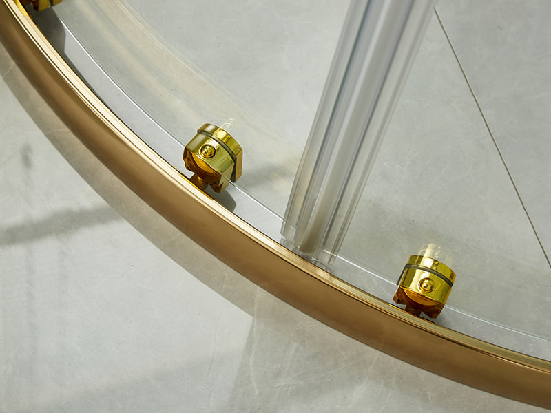 SE স্লাইডিং শাওয়ার এনক্লোজার, ক্লিয়ার টেম্পারড গ্লাস, গোল্ড অ্যালুমিনিয়াম প্রোফাইল, ডাবল হোল হ্যান্ডেল, ট্রে ছাড়াই SE স্লাইডিং শাওয়ার এনক্লোজার, ক্লিয়ার টেম্পারড গ্লাস, গোল্ড অ্যালুমিনিয়াম প্রোফাইল, ডাবল হোল হ্যান্ডেল, ট্রে ছাড়াই