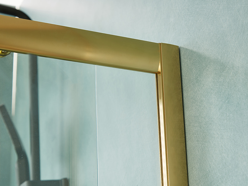 SE স্লাইডিং শাওয়ার এনক্লোজার, ক্লিয়ার টেম্পারড গ্লাস, গোল্ড অ্যালুমিনিয়াম প্রোফাইল, ডাবল হোল হ্যান্ডেল, ট্রে ছাড়াই SE স্লাইডিং শাওয়ার এনক্লোজার, ক্লিয়ার টেম্পারড গ্লাস, গোল্ড অ্যালুমিনিয়াম প্রোফাইল, ডাবল হোল হ্যান্ডেল, ট্রে ছাড়াই