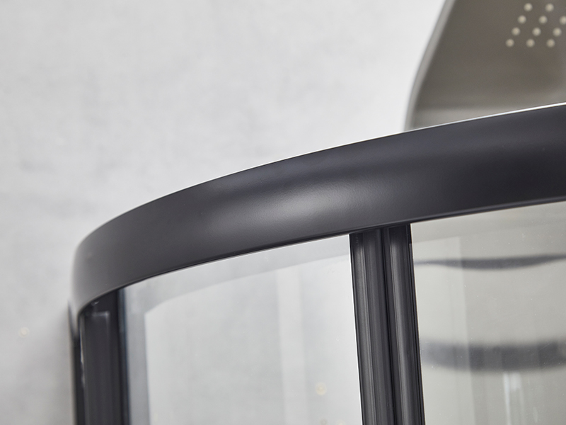 SE স্লাইডিং শাওয়ার এনক্লোজার, ক্লিয়ার টেম্পারড গ্লাস, কালো অ্যালুমিনিয়াম প্রোফাইল, ডাবল হোল হ্যান্ডেল, ট্রে ছাড়াই SE স্লাইডিং শাওয়ার এনক্লোজার, ক্লিয়ার টেম্পারড গ্লাস, কালো অ্যালুমিনিয়াম প্রোফাইল, ডাবল হোল হ্যান্ডেল, ট্রে ছাড়াই