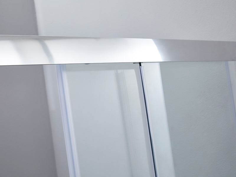 SQ ক্লিয়ার টেম্পারড গ্লাস বাথরুম স্লাইডিং শাওয়ার এনক্লোজার, ট্রে সহ SQ ক্লিয়ার টেম্পারড গ্লাস বাথরুম স্লাইডিং শাওয়ার এনক্লোজার, ট্রে সহ