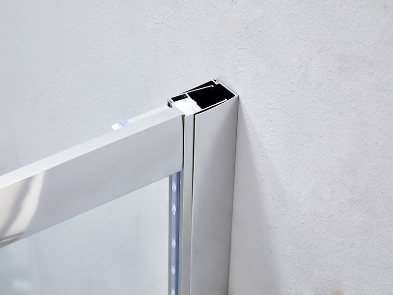 SQ ক্লিয়ার টেম্পারড গ্লাস বাথরুম স্লাইডিং শাওয়ার এনক্লোজার, ট্রে সহ SQ ক্লিয়ার টেম্পারড গ্লাস বাথরুম স্লাইডিং শাওয়ার এনক্লোজার, ট্রে সহ