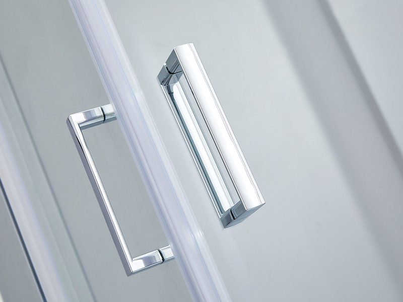 SQ ক্লিয়ার টেম্পারড গ্লাস বাথরুম স্লাইডিং শাওয়ার এনক্লোজার, ট্রে সহ SQ ক্লিয়ার টেম্পারড গ্লাস বাথরুম স্লাইডিং শাওয়ার এনক্লোজার, ট্রে সহ