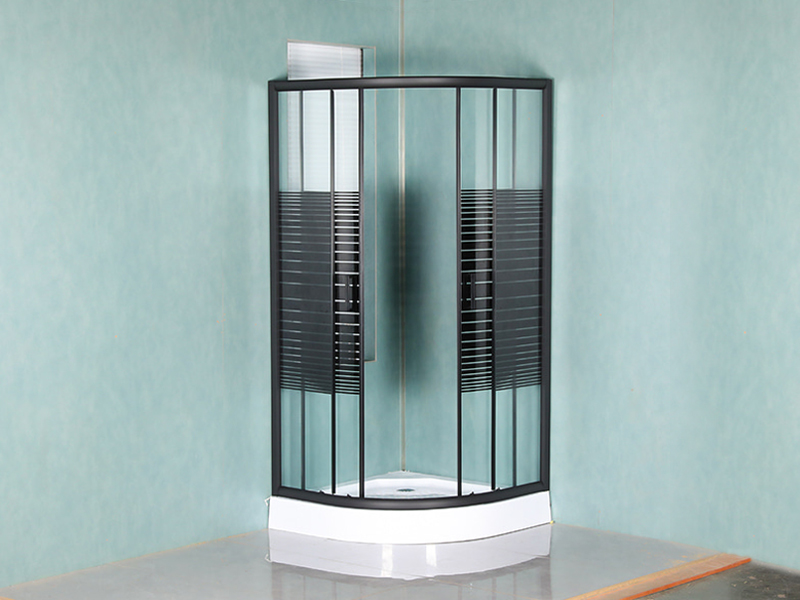 SE কালো অ্যালুমিনিয়াম ফ্রেম স্লাইডিং টেম্পারড গ্লাস ঝরনা ঘের SE কালো অ্যালুমিনিয়াম ফ্রেম স্লাইডিং টেম্পারড গ্লাস ঝরনা ঘের