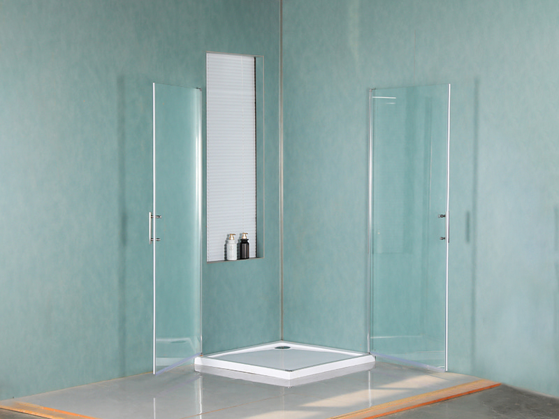 ডাবল হোল হ্যান্ডেল সহ RSQ পিভট ঝরনা ঘের ডাবল হোল হ্যান্ডেল সহ RSQ পিভট ঝরনা ঘের